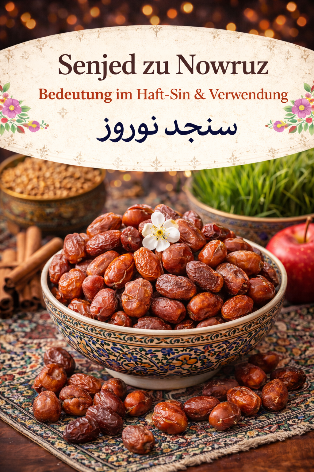 Senjed zu Nowruz – Bedeutung im Haft-Sin & Verwendung | Haftsin
