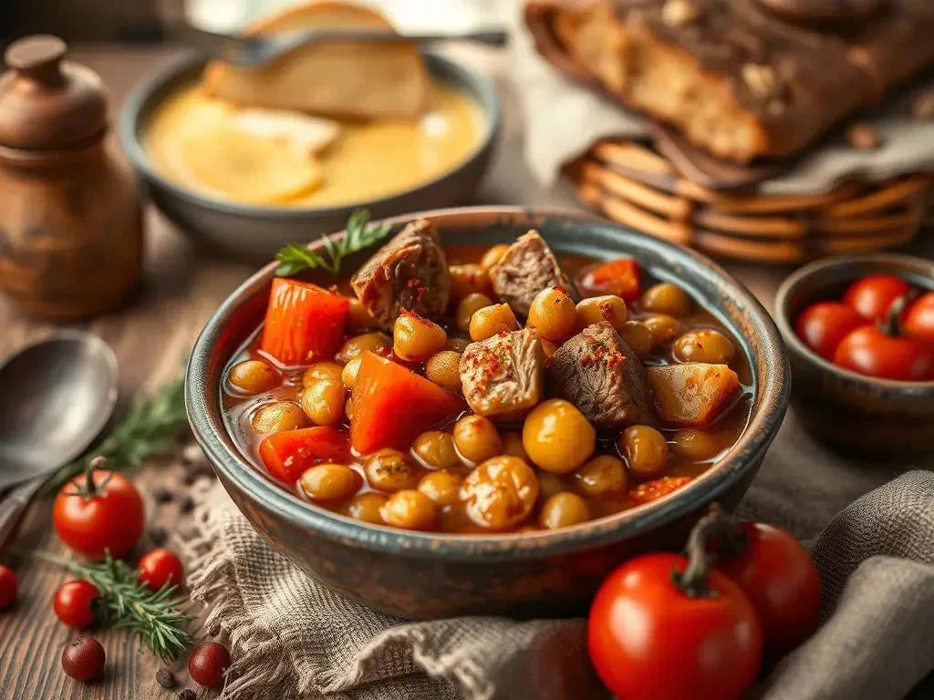 Abgoosht (Dizi) – Persischer Kichererbsen-Eintopf - Haftsin | Persische Lebensmittel online kaufen