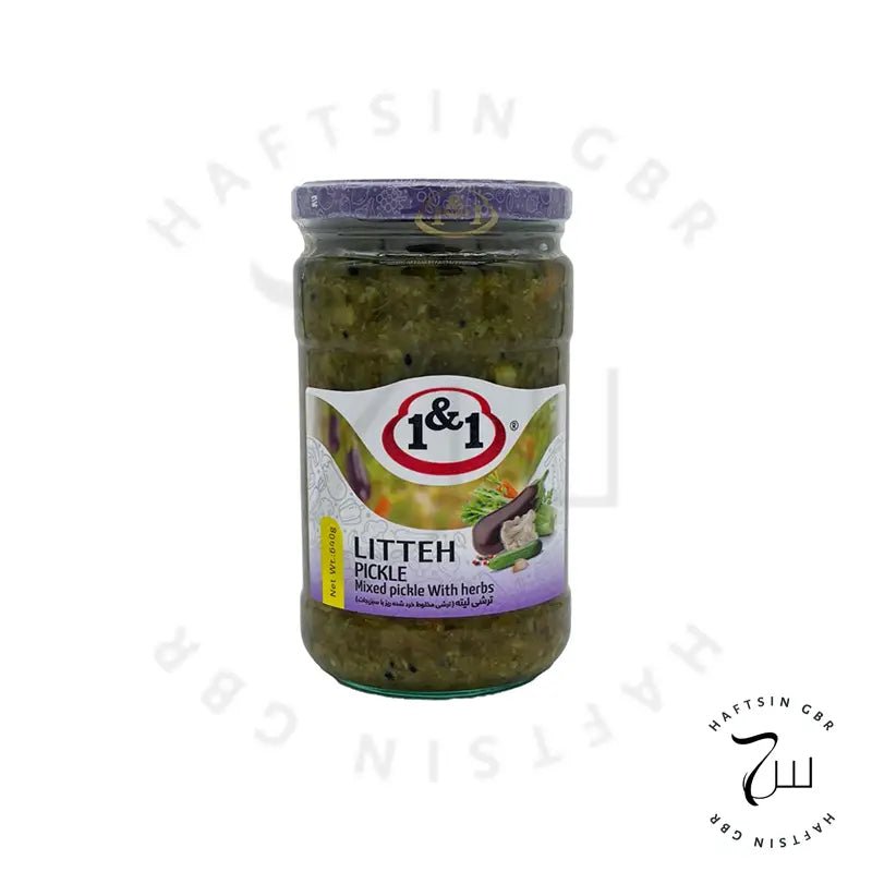 1&1 – Liteh Pickles – Gemischtes Pickle mit Kräutern 640 g ℮ | ترشی لیته - Haftsin | Persische Lebensmittel online kaufen