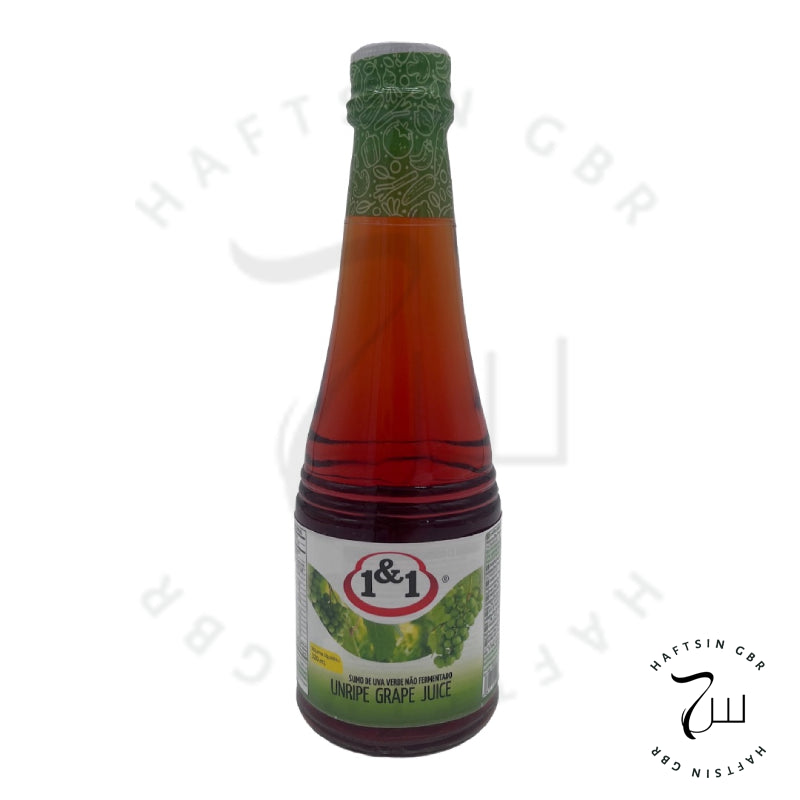 1&1 Abghooreh 320ml Glasflasche – persischer Verjus aus unreifen Trauben