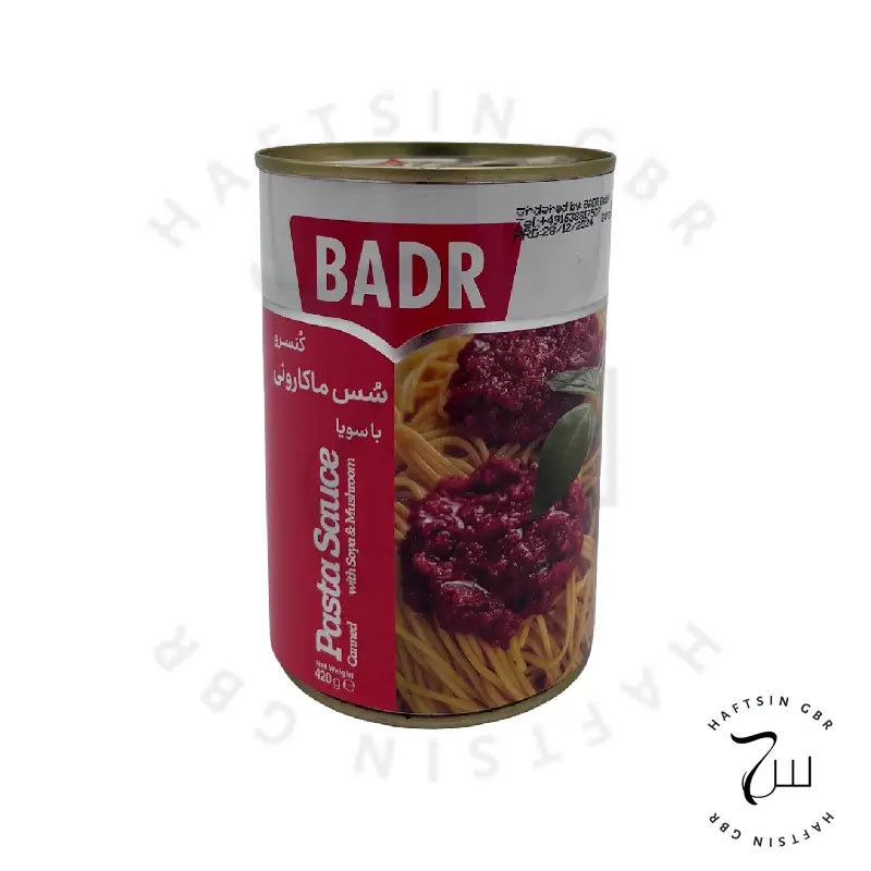 Pasta Sauce mit Soja & Champignons – BADR 420 g | سس ماکارونی با سویا