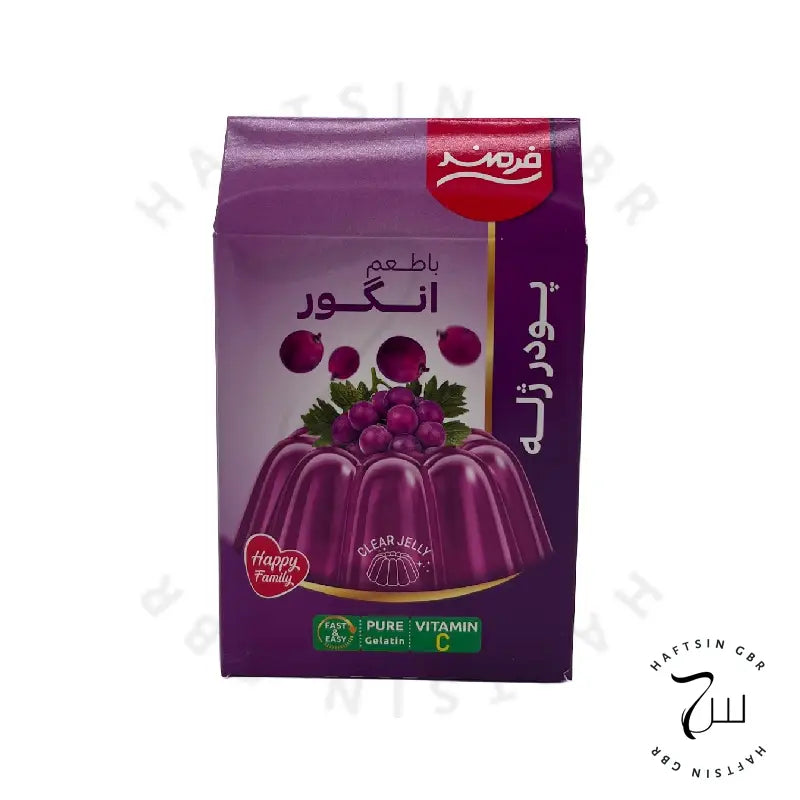 Farmand – Wackelpudding Pulver Trauben 100g | پودر ژله با طعم انگور