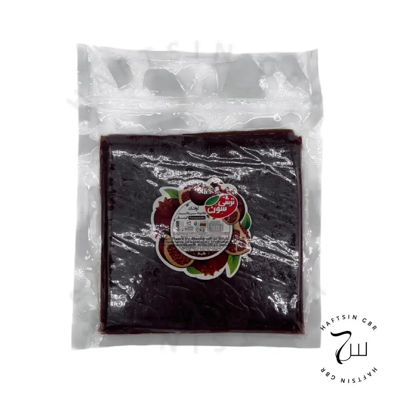 Haftsin Lavashak Torsh – saure persische Fruchtrolle als große Platte, vakuumverpackt (Produktfoto)