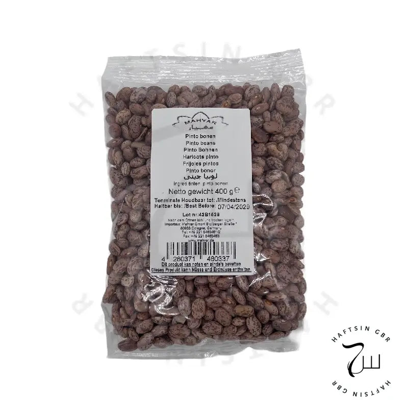Pinto Bohnen 400g getrocknet in Verpackung – gesprenkelte Bohnen