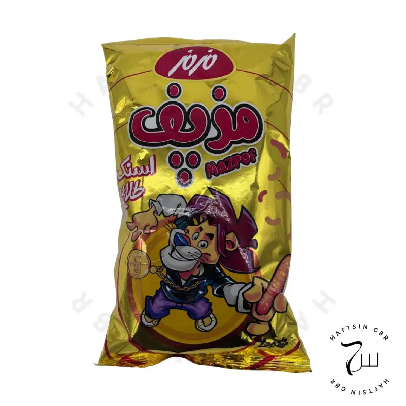 Pofak MazMaz Golden Snack-90g | پفک مزمز اسنک طلایی