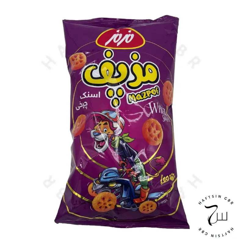 Pofak MazMaz Snack Charkhi-90g | پفک مزمز اسنک چرخی