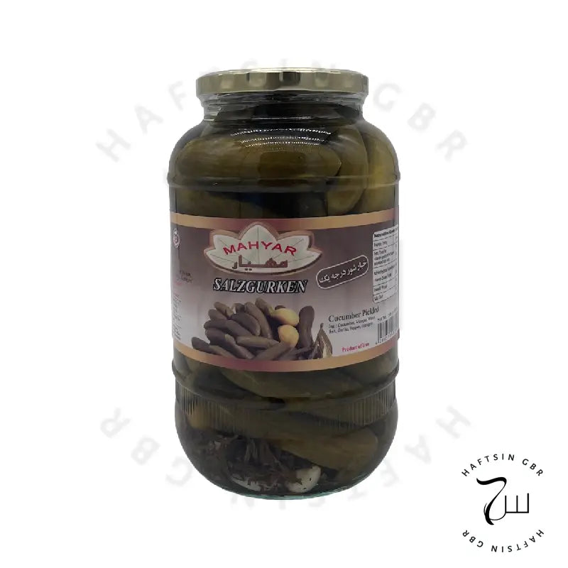 Mahyar Salzgurken 1,5 kg – eingelegte Gurken im Glas (Premium)