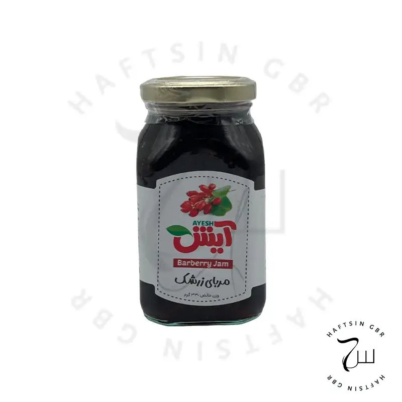 Ayesh – Berberitzenmarmelade 330 g e | مربای زرشک ترش - Haftsin | Persische Lebensmittel online kaufen