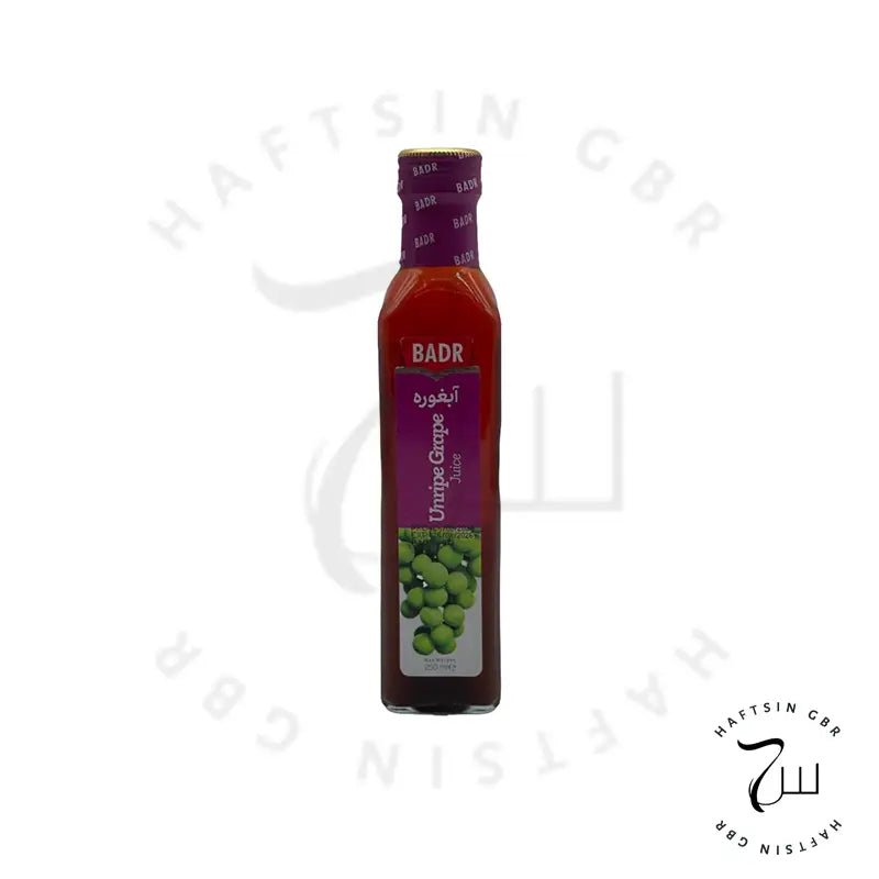 Badr – Abghooreh (Unripe Grape Juice) 250 ml e | آبغوره بدر - Haftsin | Persische Lebensmittel online kaufen