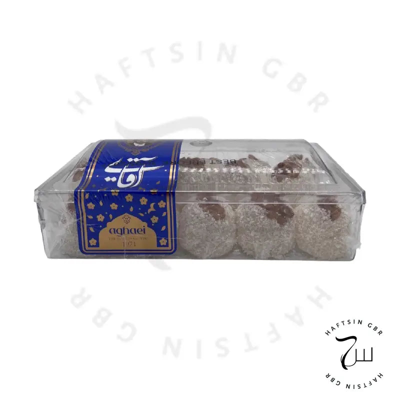 Aghaei Baslogh – persische Süßigkeit, in Box verpackt
