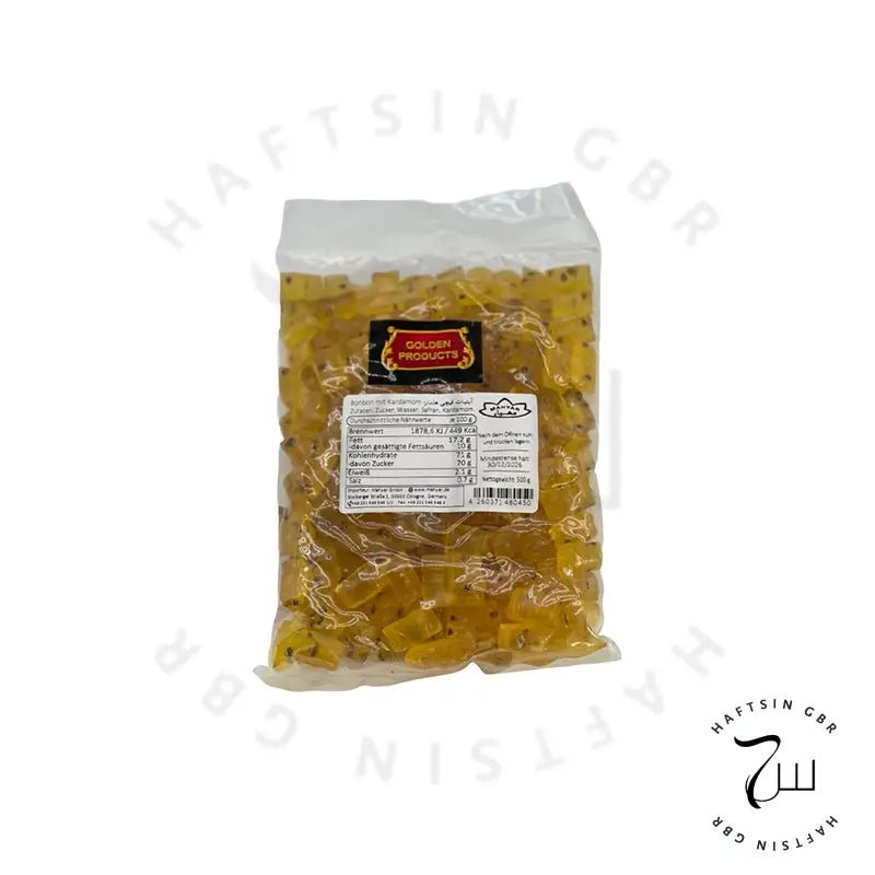 Bonbon mit Kardamom & Safran 500 g e | آبنبات زعفرانی هل‌دار - Haftsin | Persische Lebensmittel online kaufen