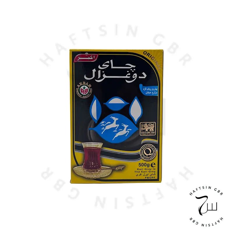 Do Ghazal – Schwarzer Tee Earl Grey 500 g ℮ | چای دو غزال ارل گری - Haftsin | Persische Lebensmittel online kaufen