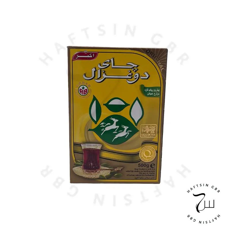 Do Ghazal – Schwarzer Tee mit Kardamom 500 g ℮ | چای سیاه دو غزال با طعم هل - Haftsin | Persische Lebensmittel online kaufen