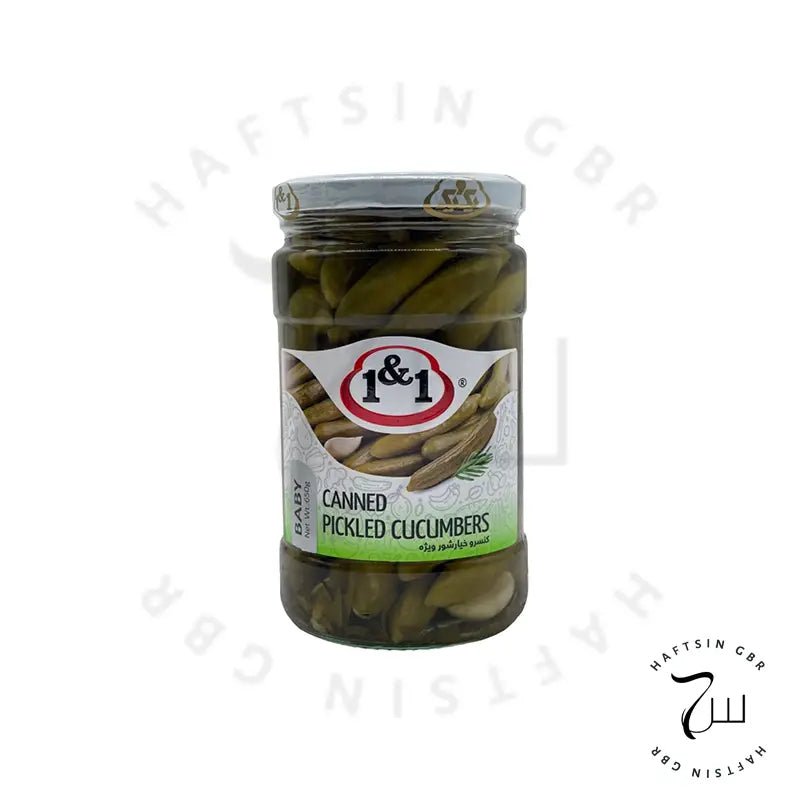 Eingelegte Gurken 650 g e | خیارشور شیشه‌ای - Haftsin | Persische Lebensmittel online kaufen