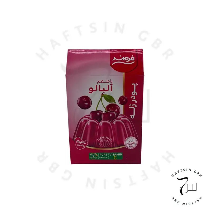 Farmand – Wackelpudding Pulver Sauerkirsche Geschmack 100 g ℮ | پودر ژله با طعم آلبالو - Haftsin | Persische Lebensmittel online kaufen
