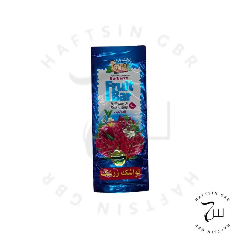 Fruchtleder mit Berberitzen 100 g e (Fruit Bar Barberry) | لواشک زرشک - Haftsin | Persische Lebensmittel online kaufen