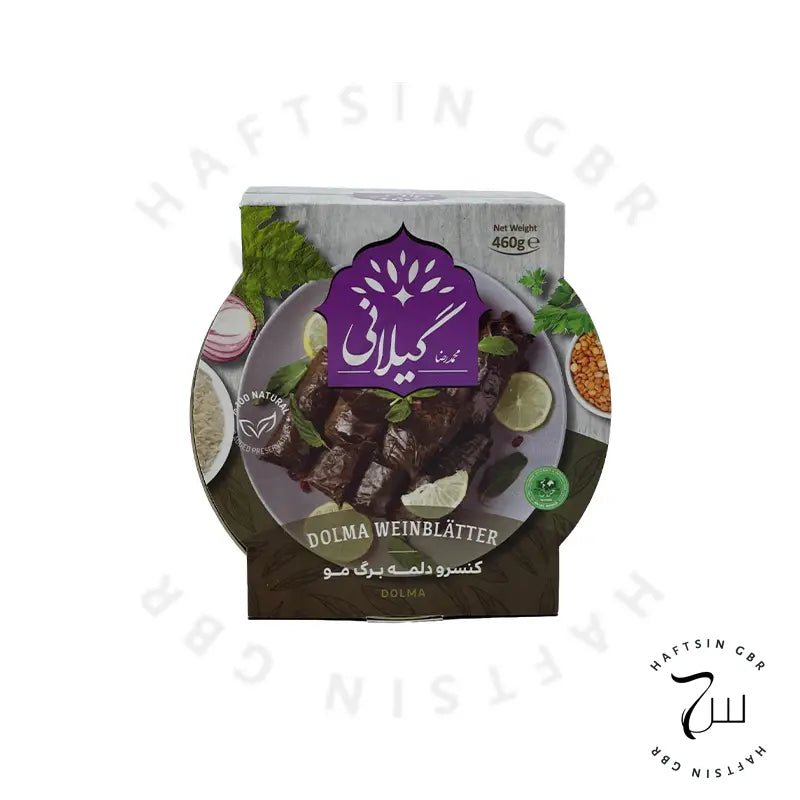Gefüllte Weinblätter – 460g | کنسرو دلمه برگ مو گیلانی - Haftsin | Persische Lebensmittel online kaufen