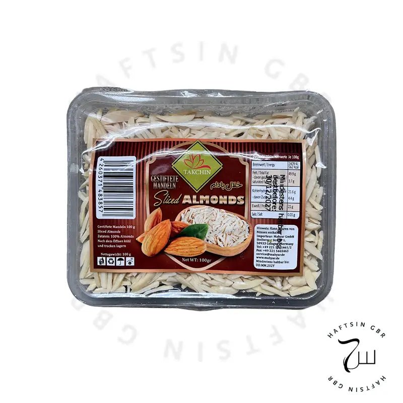Gestiftete Mandeln 100 g ℮ | خلال بادام - Haftsin | Persische Lebensmittel online kaufen