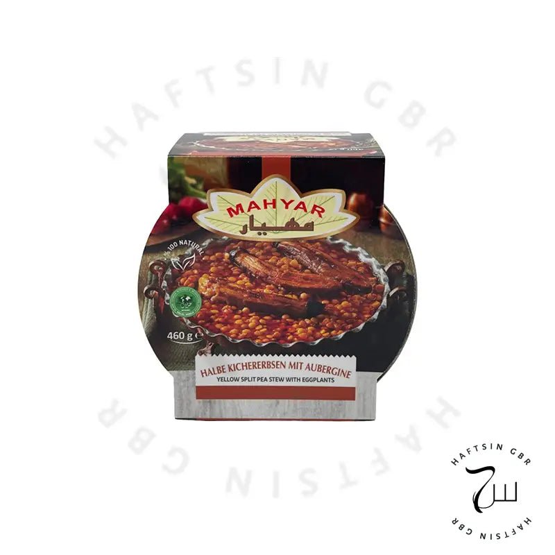 Halbe Kichererbsen mit Aubergine 460 g e | خورش قیمه بادمجان – Haftsin