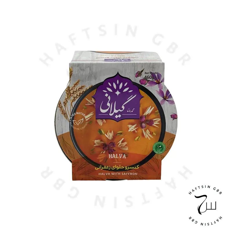 Halva mit Safran 460 g e | حلوا زعفرانی - Haftsin | Persische Lebensmittel online kaufen