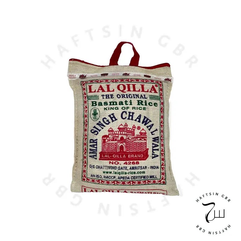 LAL QILLA – Original Basmati Reis, 5 kg ℮ | لال کیلا برنج باسماتی اصیل - Haftsin | Persische Lebensmittel online kaufen