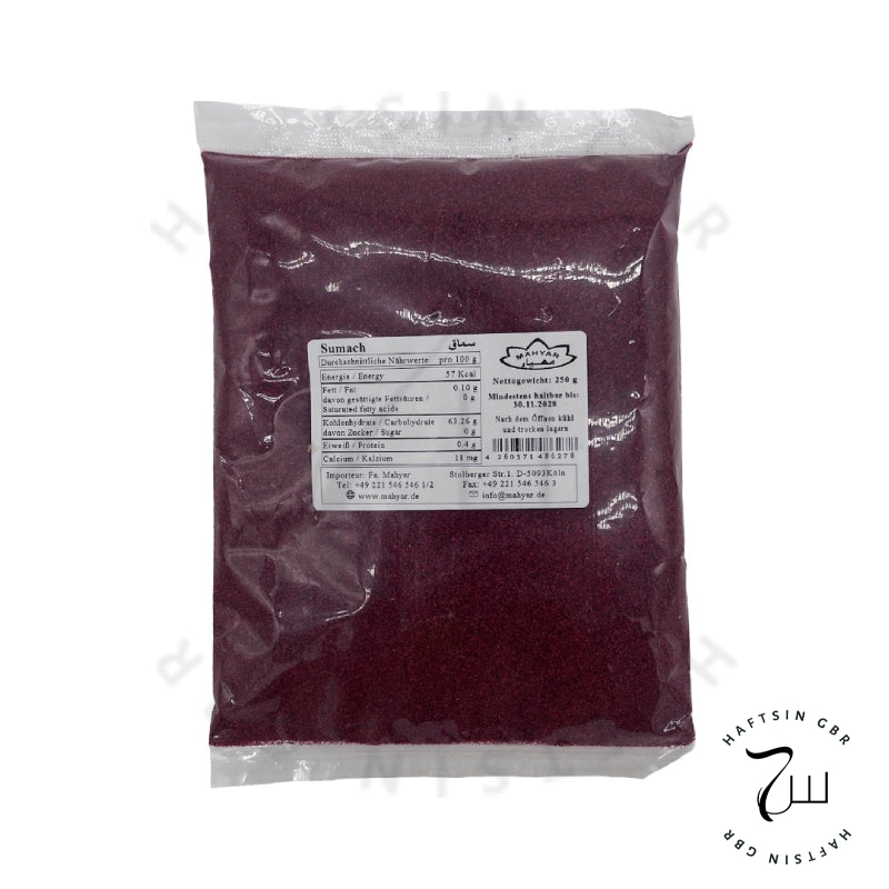 Mahyar Sumach 250g Beutel – gemahlenes persisches Somagh