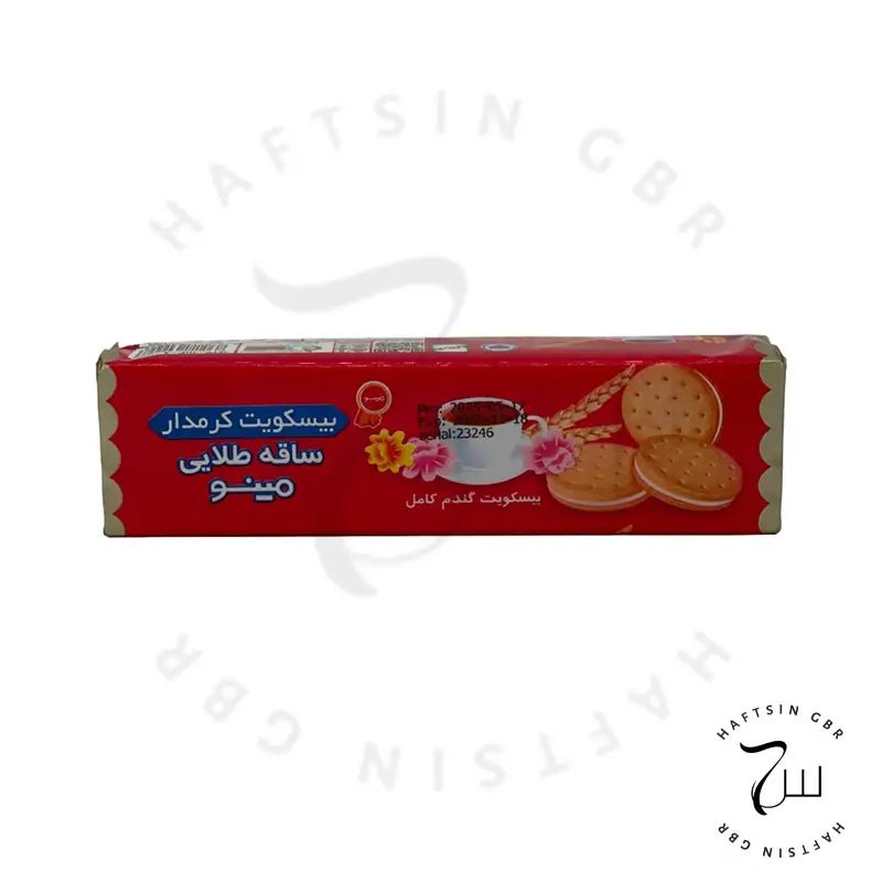 Minoo – Golden Wheat Biscuits (Sagh - e Talai) 192 g ℮ | بیسکویت ساقه طلایی مینو - Haftsin | Persische Lebensmittel online kaufen