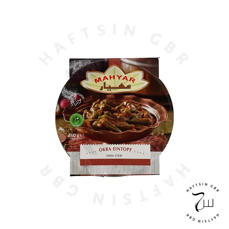 Okra Eintopf 460 g ℮ | خورشت بامیه مهیار - Haftsin | Persische Lebensmittel online kaufen