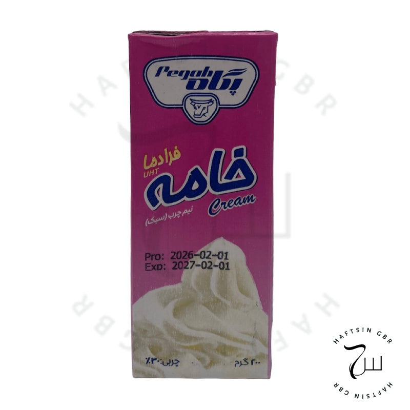 Pegah Khameh 200g Tetrapak – persische UHT-Sahne mit 30 % Fett