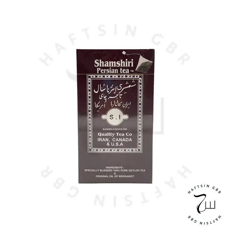 Persian Earl Grey Tea (100 × 2 g) 200 g e | چای کیسه‌ای ارل گری شمشیری - Haftsin | Persische Lebensmittel online kaufen