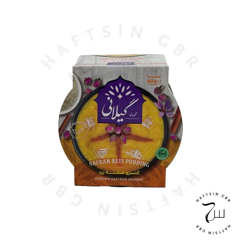 Safran Reis Pudding 460 g e | شله زرد زعفرانی - Haftsin | Persische Lebensmittel online kaufen