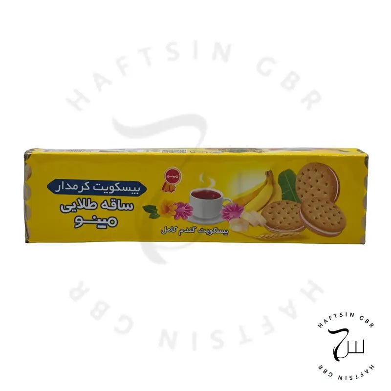 Saghe Talaei Bananen - Creme - Biskuit 192 g ℮ | بیسکویت ساقه طلایی - Haftsin | Persische Lebensmittel online kaufen