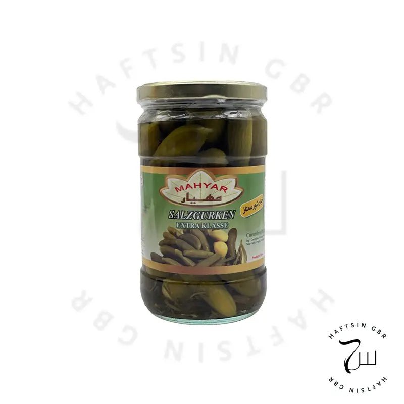Salzgurken Extra Klasse 680 g e | خیار شور ممتاز مهیار - Haftsin | Persische Lebensmittel online kaufen
