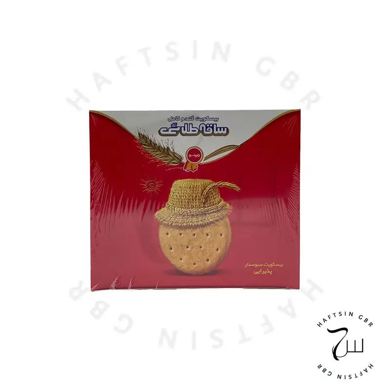 Saqeh Talaei 700 g ℮ | بیسکویت ساقه طلایی – بیسکویت گندم کامل مینو - Haftsin | Persische Lebensmittel online kaufen