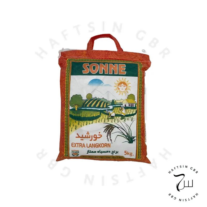 SONNE – برنج خورشید – Extra Langkornreis 5 kg ℮ - Haftsin | Persische Lebensmittel online kaufen